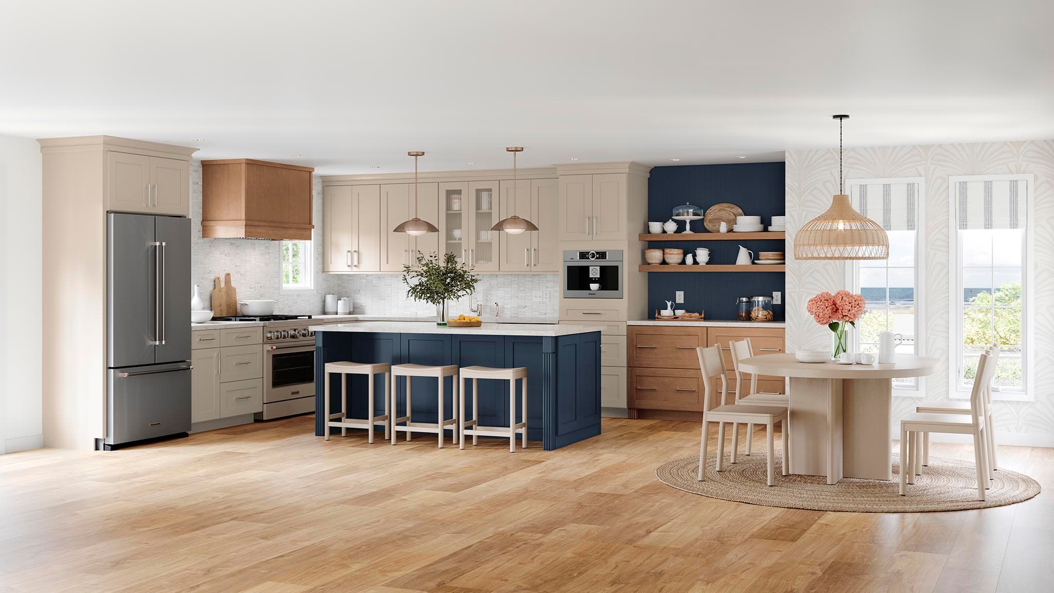 Waypoint cabinet kitchen install