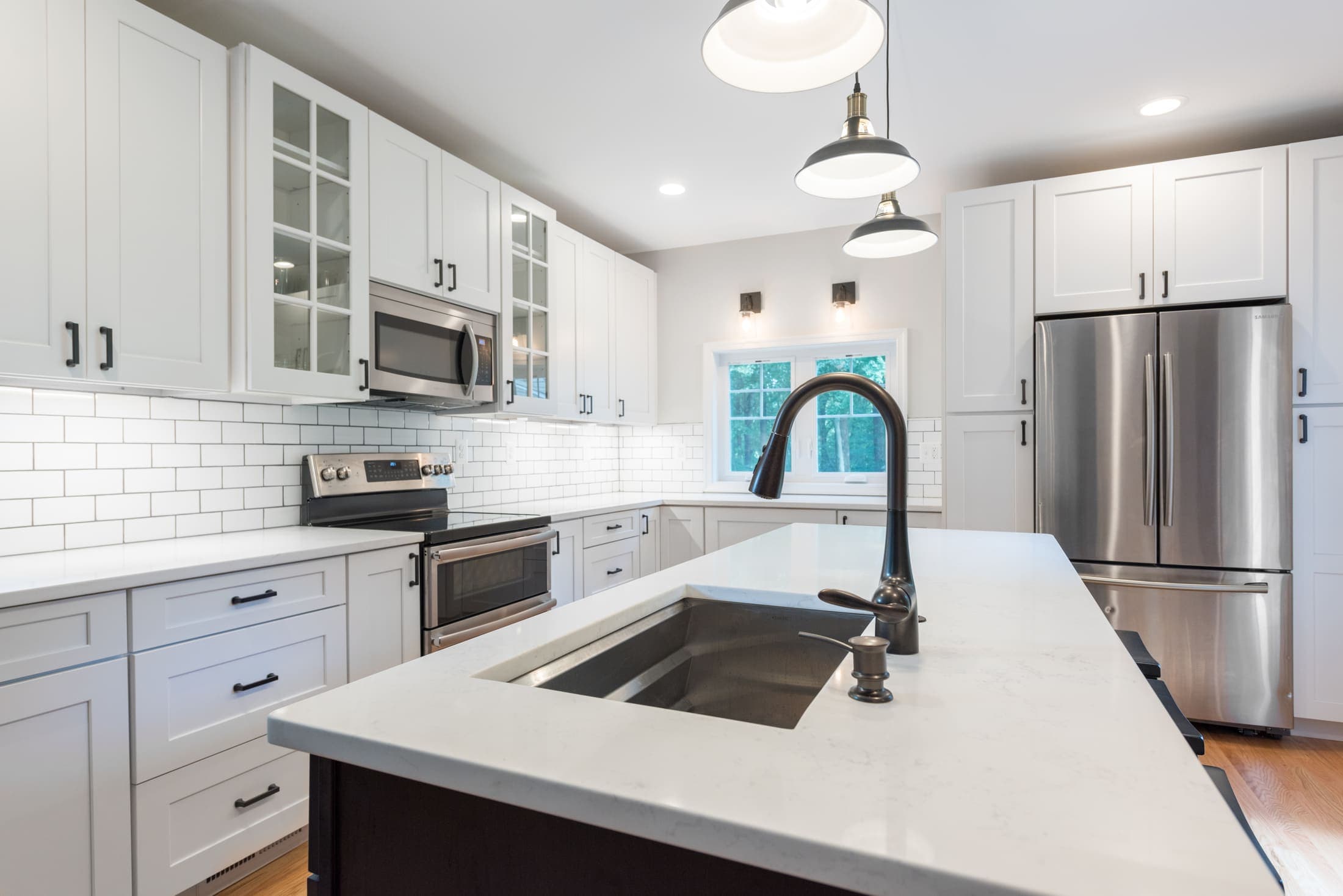 Painted Shaker kitchen in Annapolis
